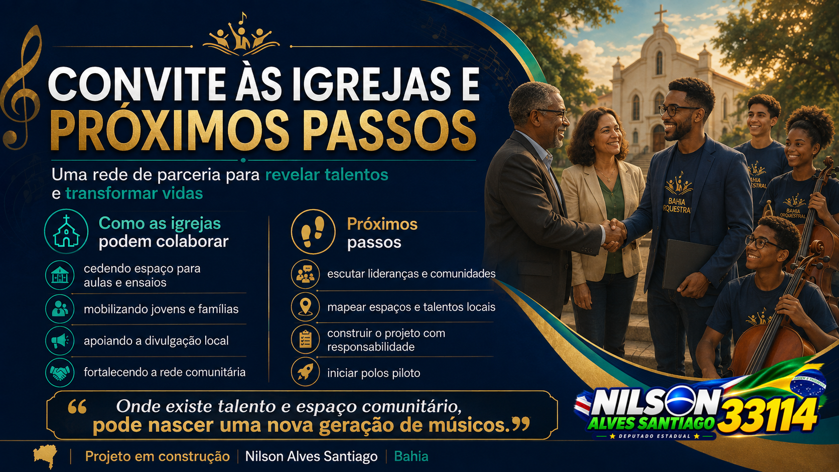 Convite às igrejas e próximos passos